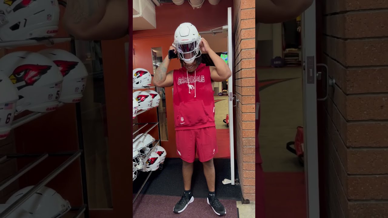 First Look In The New Helmet Nfl Azcardinals Equipment