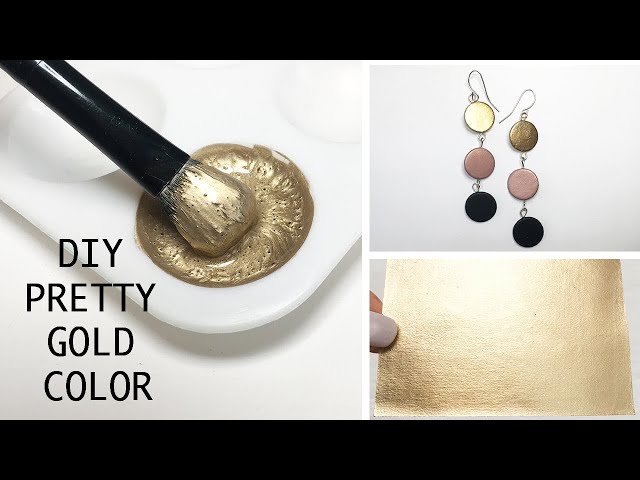 Make Gold Paint from Real Gold (Shell Gold) – Yasmin Hayat