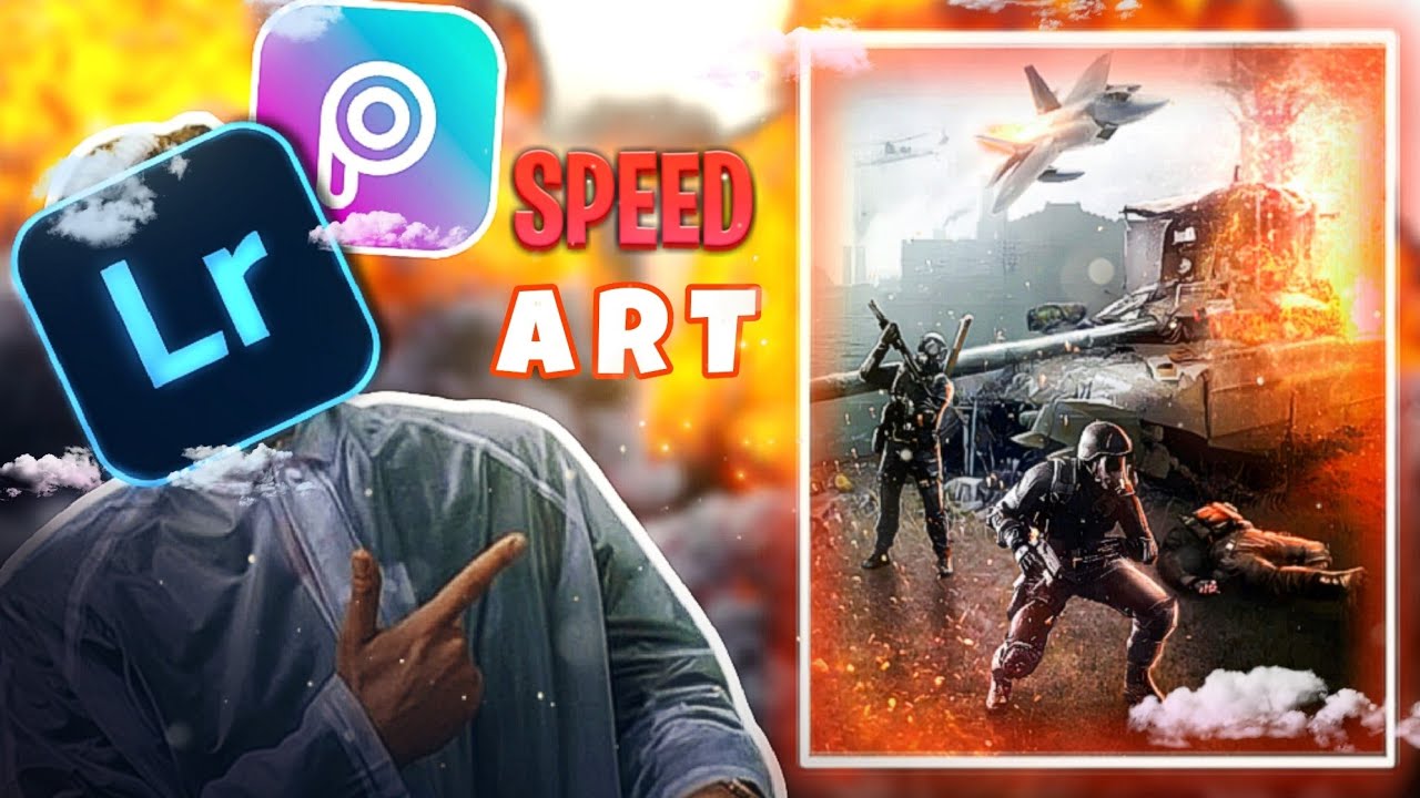 WAR Photo Manipulation in Picsart