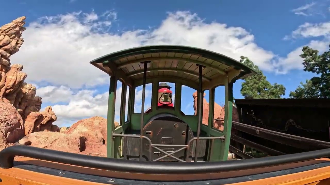 Disneyland - Big Thunder Mountain front row on Christmas Day, 2025 filmed with GoPro Hero 13 in 4K