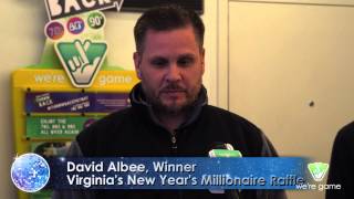 Norfolk Man Wins $1 Million in Virginia's New Year's Millionaire Raffle!