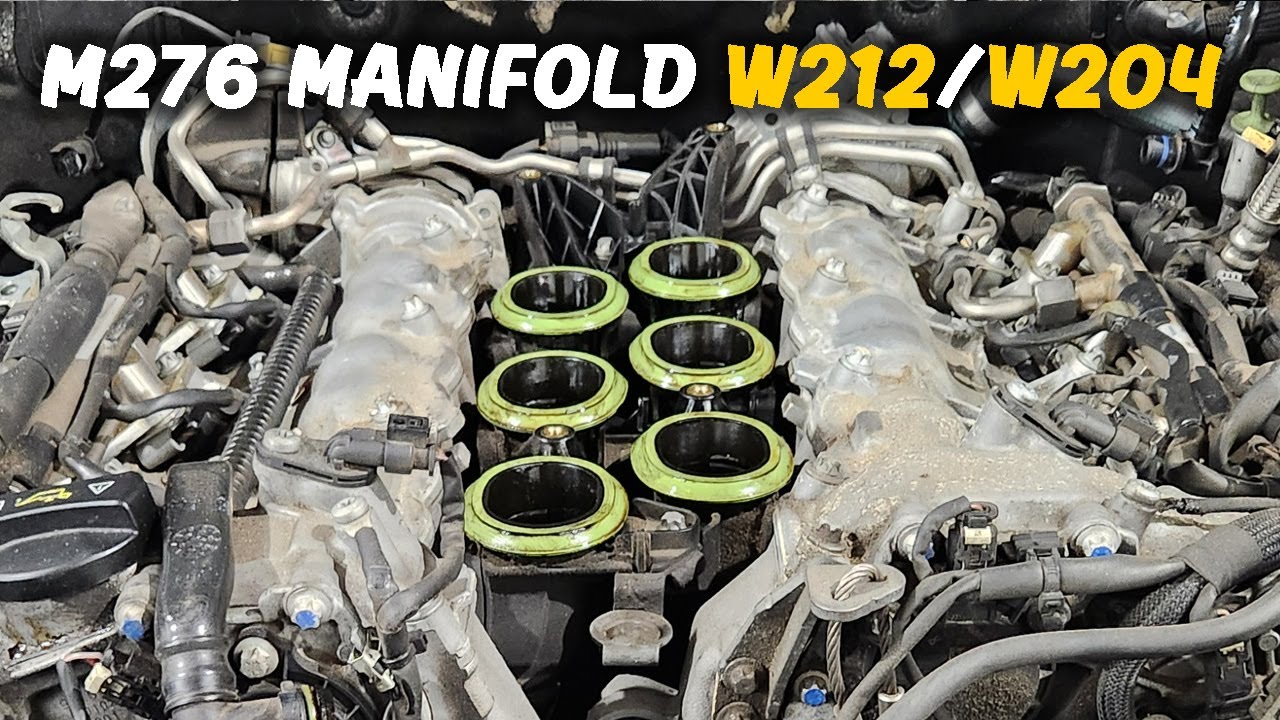 W212 Intake Sensor Computer How to Replace Your Mercedes M276 Intake Manifold for W212 E350 & W204 ...