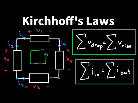 Kirchhoff's Voltage and Current Law - Circuit Analysis