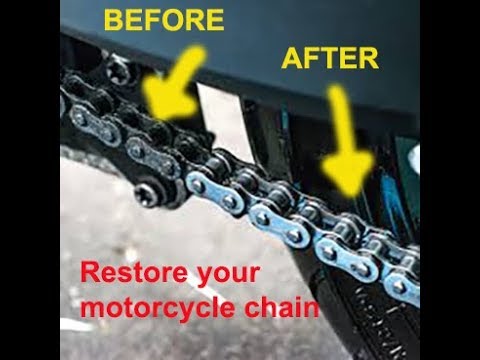 grease on motorcycle chain