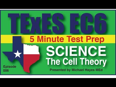 TExES EC-6 과학 세포 이론, 에피소드 6 [무료 시험 준비]