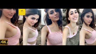 Mouni Roy Looks Sexy And Hot Huge Cleavage