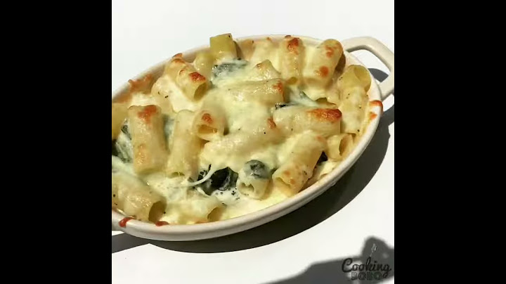 Creamy Rigatoni with Spinach 🌱