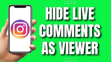 How To Hide Comments On Instagram Live As a Viewer (2023)