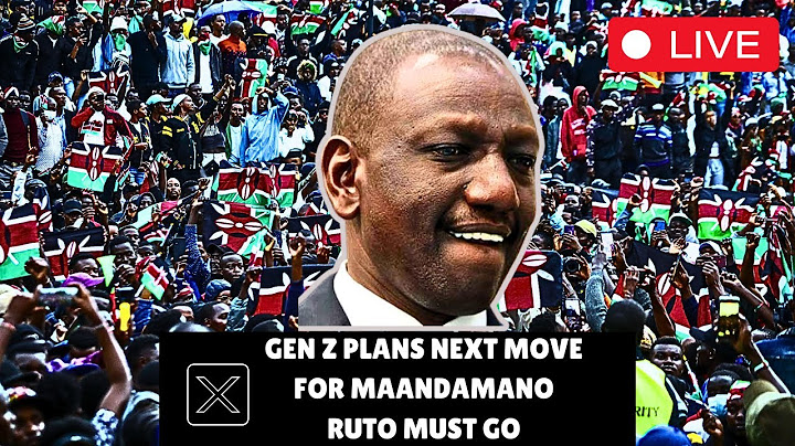 🔴LIVE X SPACE GEN Z ORGANISING WAY Forward For MAANDAMANO