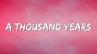 A Thousand Years - Christina Perri (Lyrics) || Adele, Keane (Mix Lyrics)