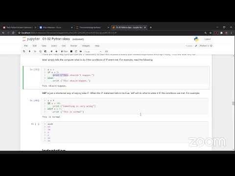 Python Virtual Classroom - Day 1 - YouTube
