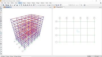 SAP2000 - Chọn đối tượng trong một mặt phẳng lưới tọa độ