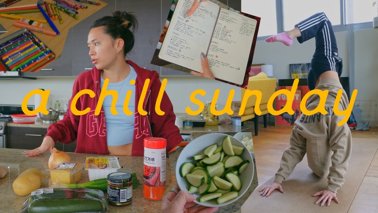 Воскресная перезагрузка со мной ✨ Готовка, рисование для удовольствия и прогресс в достижении цел...