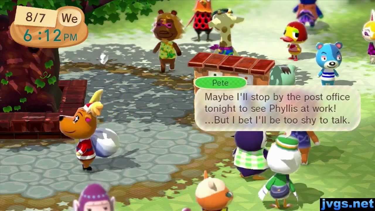 animal crossing wii u