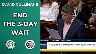 David Cullinane Proposes Ending Mandatory Three-Day Wait