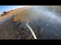 Swather caught feed field on fire 10-8-20 RFD3 saline co Ks