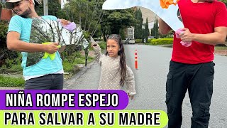 Niña Rompe Un Espejo Para Llamar La Atención Y Salvar A Su Madre