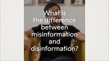 Maria Ressa on the difference between misinformation and disinformation