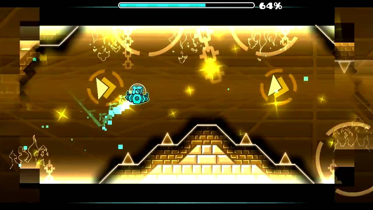 geometry dash 2.0 como agarrar las monedas - YouTube