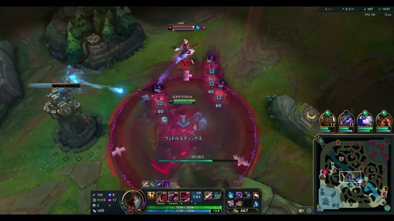 LOL, Highlight Video, Rank, Bronze3, JPserver, FiddlesticksJgAp, Lost, 5/2/2, Patch14.13