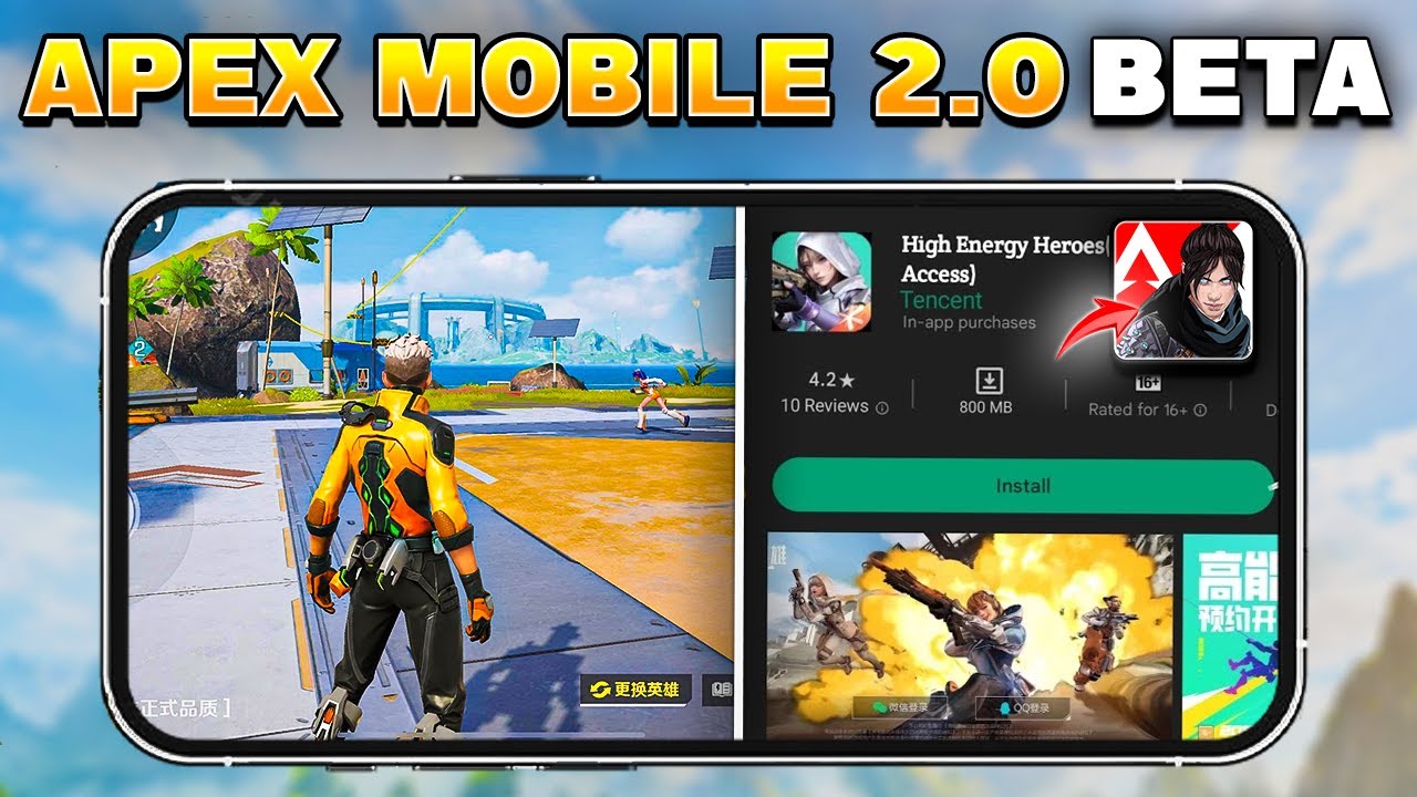 APEX LEGENDS MOBILE BETA IS HERE  PLAY STORE REGISTRATION OPENS + OFFICIAL  SCREENSHOTS TOO !!! 👀😍🔥 