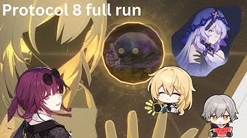 honkai star rail/ divergent universe protocol 8 ^dot queens and their kid^ team/ full run
