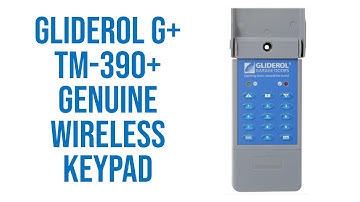 Gliderol G+ TM-390+ Genuine Wireless Keypad Video Description