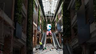 Mall restoration AI timelapse.#aivideo #aicontent #aishorts #ytshorts #timelapse #airestoration