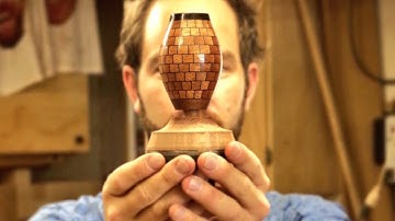 Segmented Miniature Vase