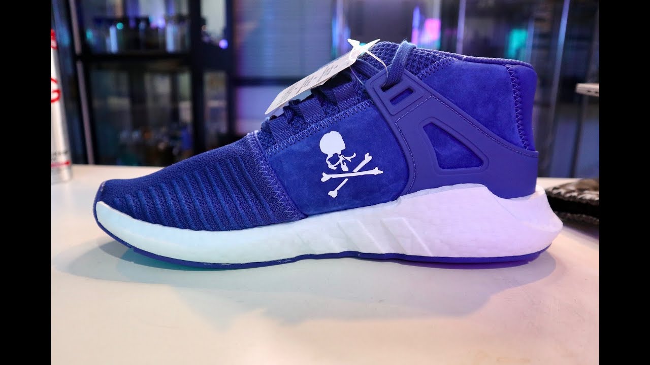adidas x mastermind JAPAN EQT Support Mid Boost Sneakers | Royal Blue 11.5 Mastermind World and adidas Unveil Boost Collection and  main image 2