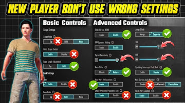 All New Basic and Advance Control Settings in BGMI/PUBG 2025 | BGMI New Player Settings 