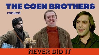 Ranking every Coen Brothers movie