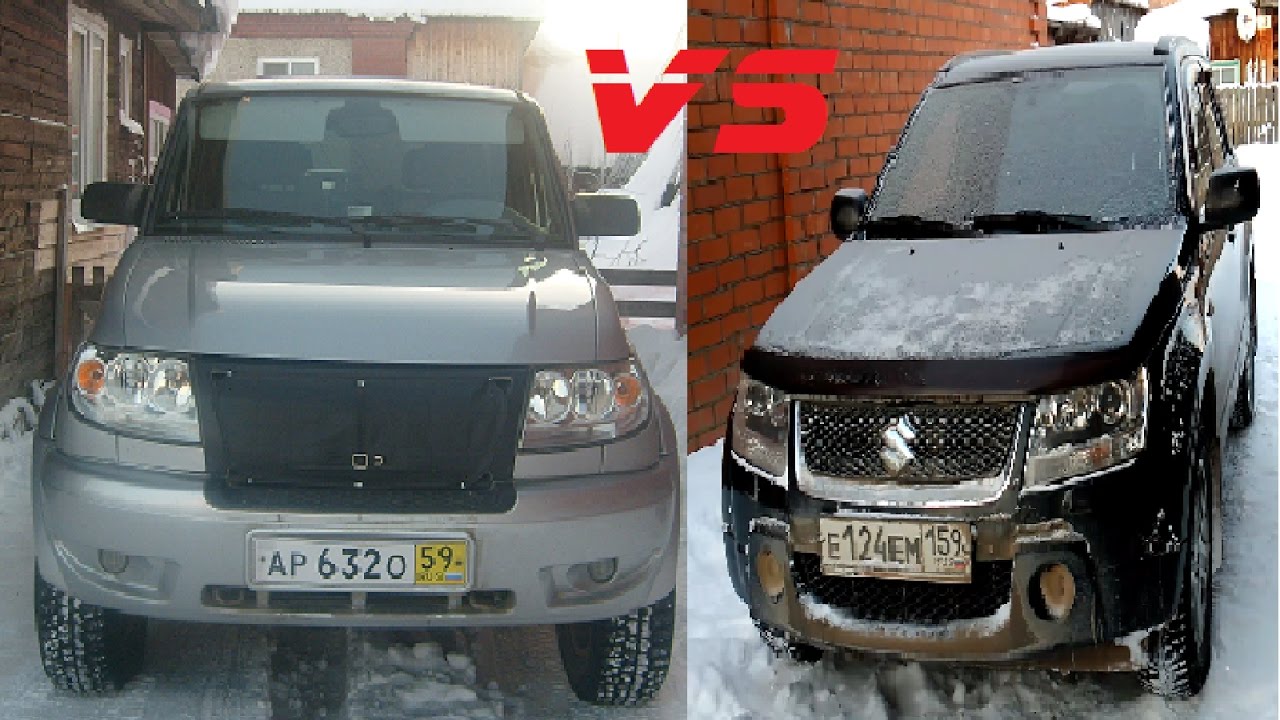 Сузука VS Уаз Патриот. Запуск двиг. в -38 Сузука VS Уаз Патриот. Запуск двиг. в -38