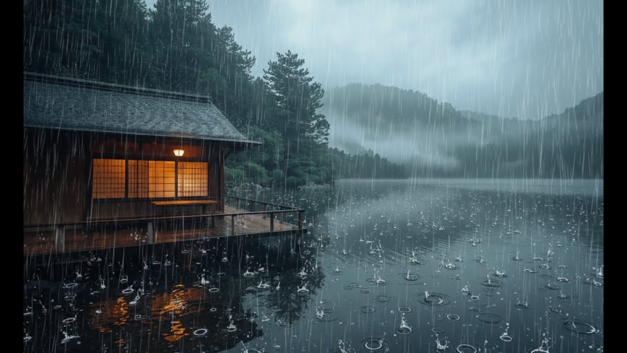 Cabin in the Rain | Relaxing Thunderstorm Sounds for Sleep and Focus ...