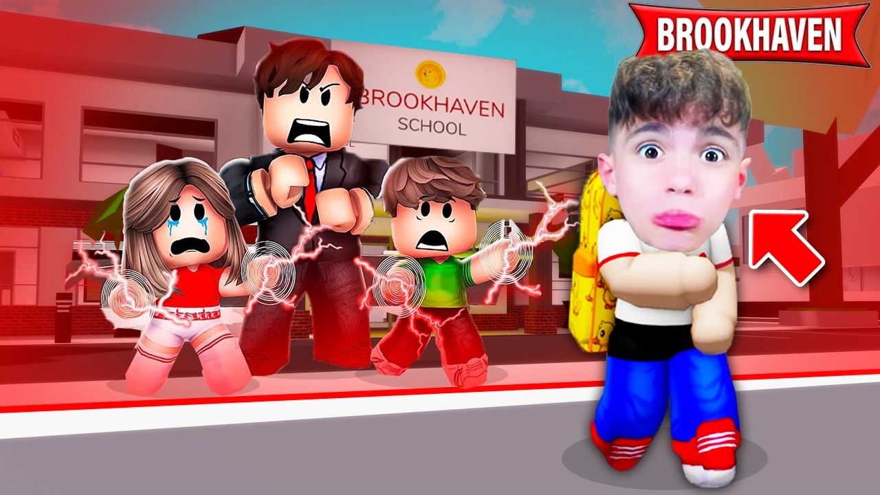 MIO FIGLIO è STATO CACCIATO DI SCUOLA IL PRIMO GIORNO su BROOKHAVEN ROBLOX...
