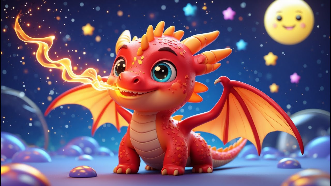 Five Brave Dragons Make Counting Fun 🐉 | Fun Counting Song for Kids | Nursery Rhymes & Baby Songs