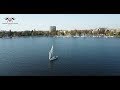 Drohne - Berlin - Segelboote auf der Scharfen Lanke