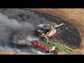 INEDIT ! MOISSON 2021 FAIL | MOISSONEUSE EMBOURBER ET EN FEU