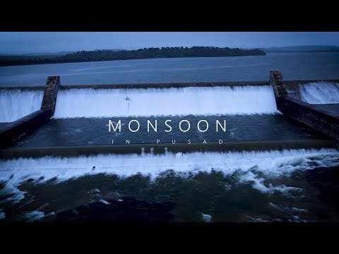 PUS DAM in Pusad | THE BEST PLACE TO VISIT IN MONSOON | EPIC DRONE SHOTS