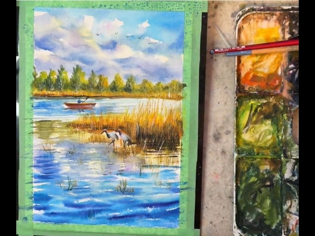水彩风景画Watercolor Landscape 수채화풍경260430 - YouTube