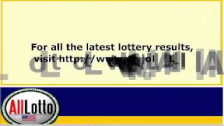 Mega Millions Lottery Drawing Results for Nov. 19, 2010