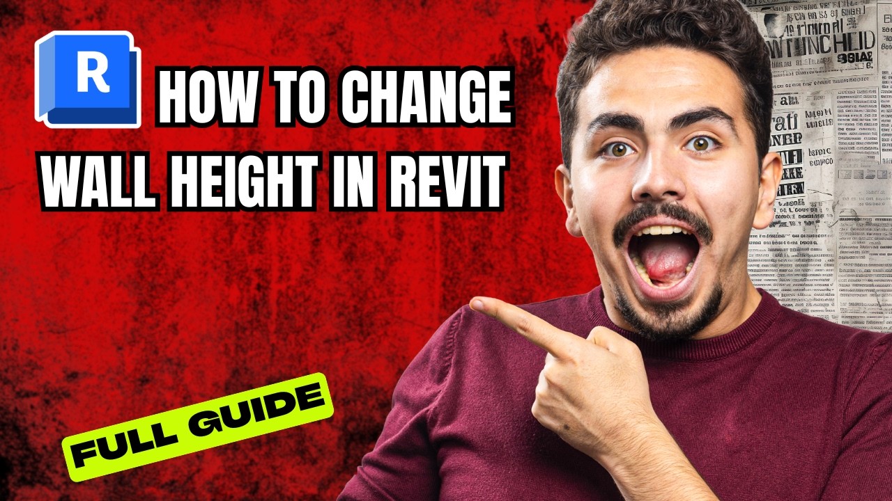 How to Change Wall Height in Revit [2026 Full Guide] - YouTube