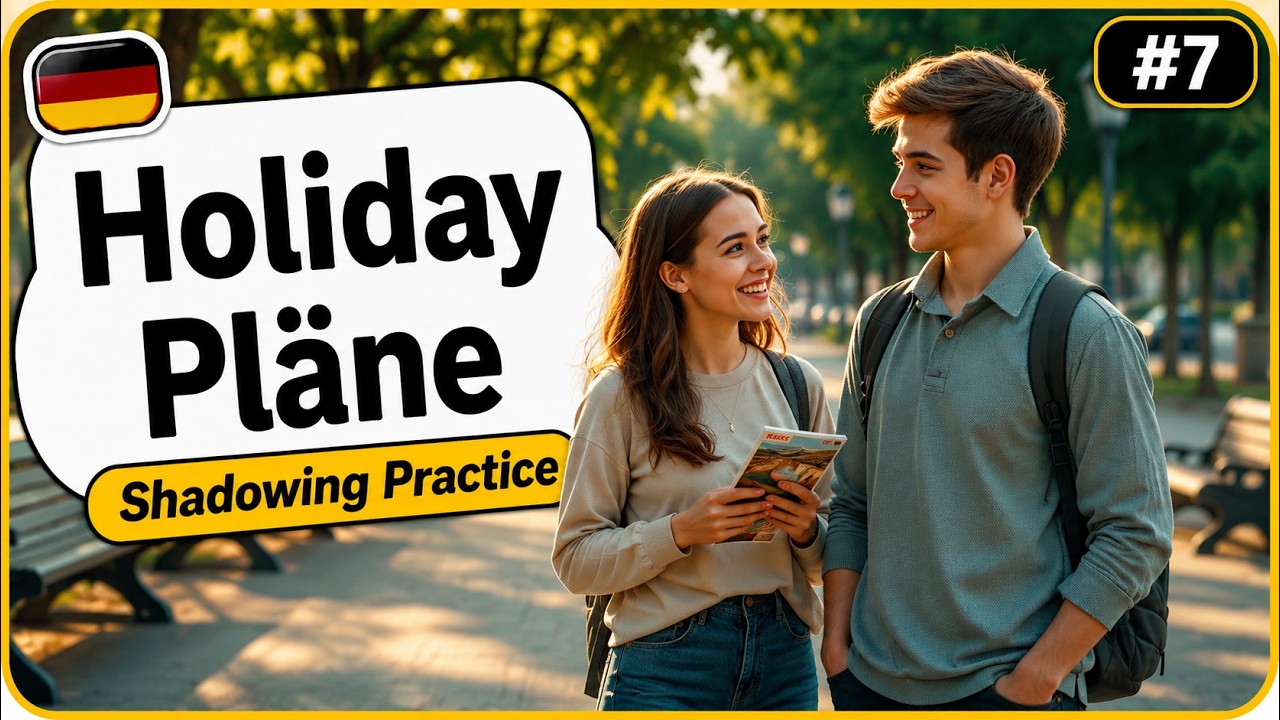 German Shadowing Practice #7 – Holiday Plans (Urlaubspläne) | Learn ...