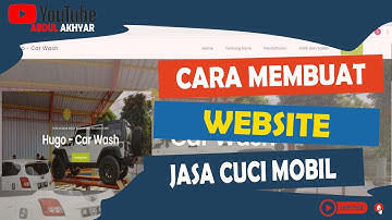 cara membuat website jasa cuci mobil