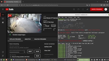 STB B860H Armbian Untuk Live Streaming Youtube Menggunakan IP Camera CCTV