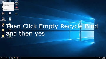 How to empty recycle bin windows 10
