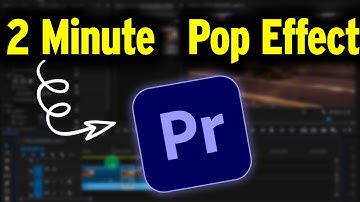 Premiere Pro CC : How to Create an ANIMATED Pop Up Effect for Image and Text | How To Adobe