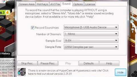How to use hyper cam 1