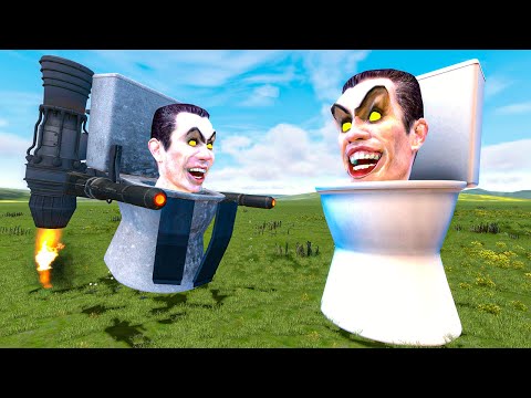 ALL GMAN SKIBIDI TOILET BOSSES SIZE COMPARISON! In Garrys Mod! 