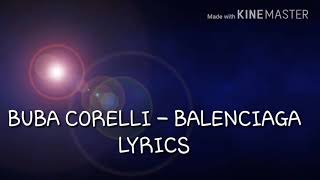 BUBA CORELLI - BALENCIAGA (LYRICS)